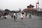 Xi`an city wall. Сиань, городская стена.